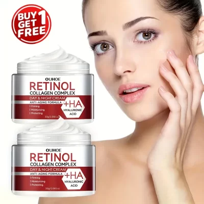 2er-Pack Retinol- & Kollagen-Tages- und Nachtcreme