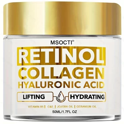 MSOCTI Feuchtigkeitscreme mit Retinol & Kollagen